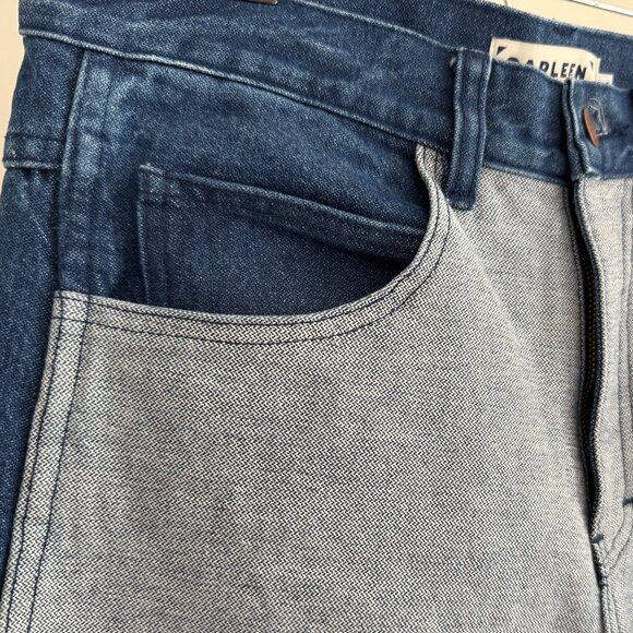 New Without Tags! CARLEEN Wraparound Two-Toned Relaxed Jeans, Size 8 - Picture 9 of 9